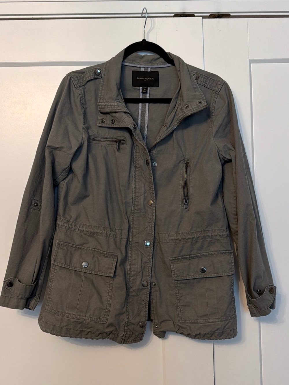 Banana Republic Women's Grey Utility Jacket